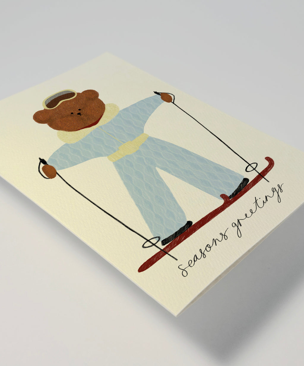 Ski Bear Greeting Card