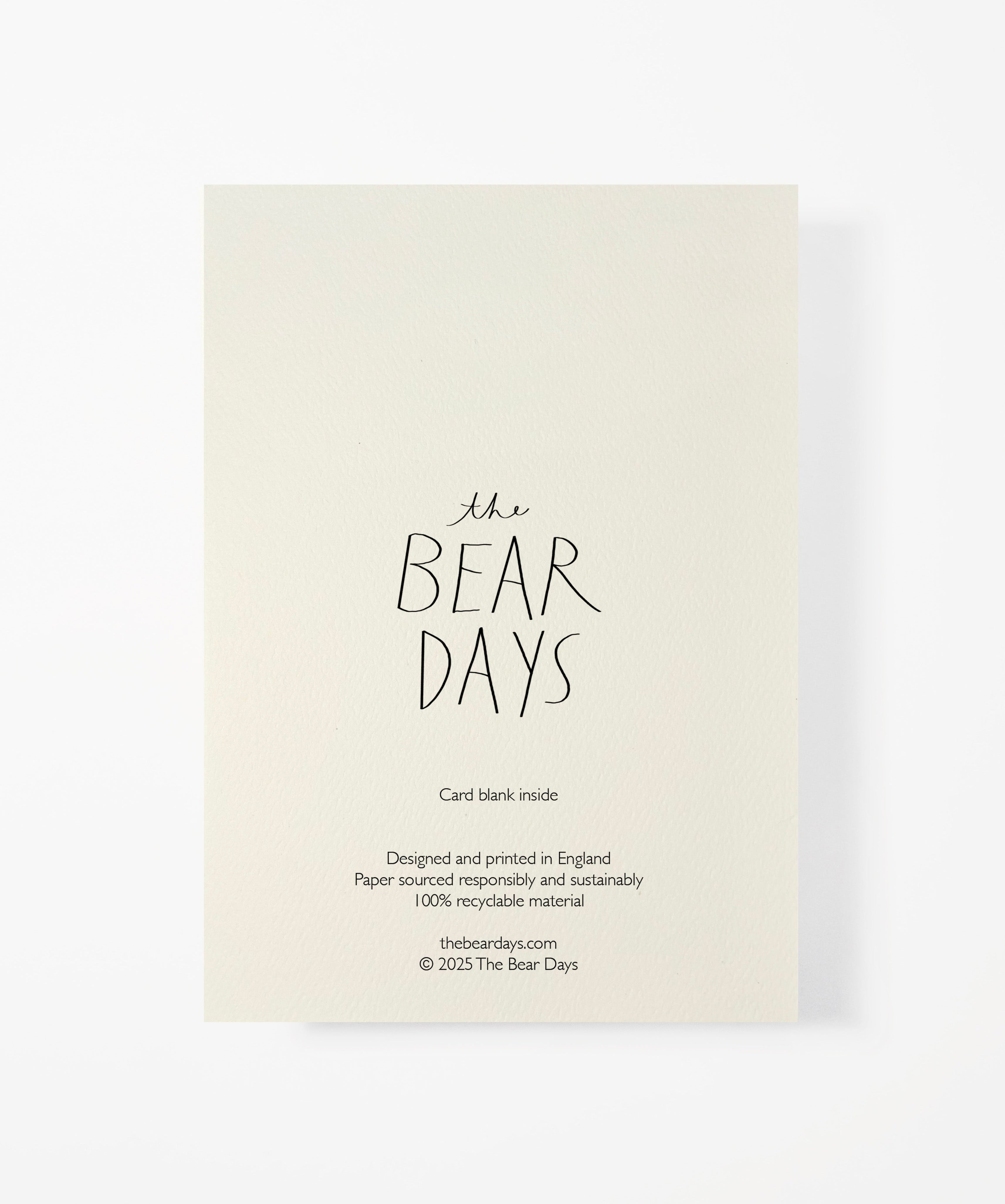 Love Jumper Bear Greeting Card