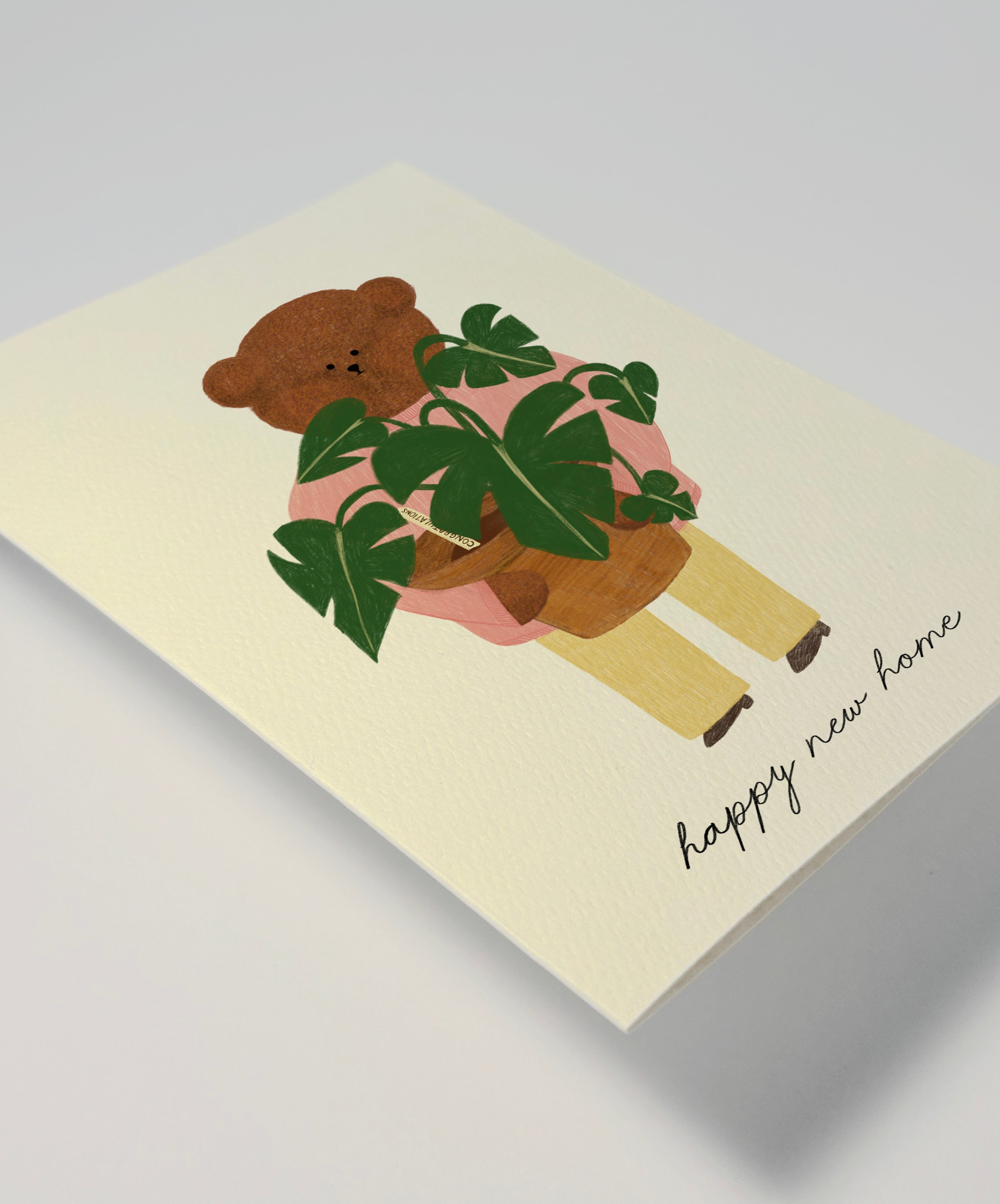 New Home Bear Greeting Card