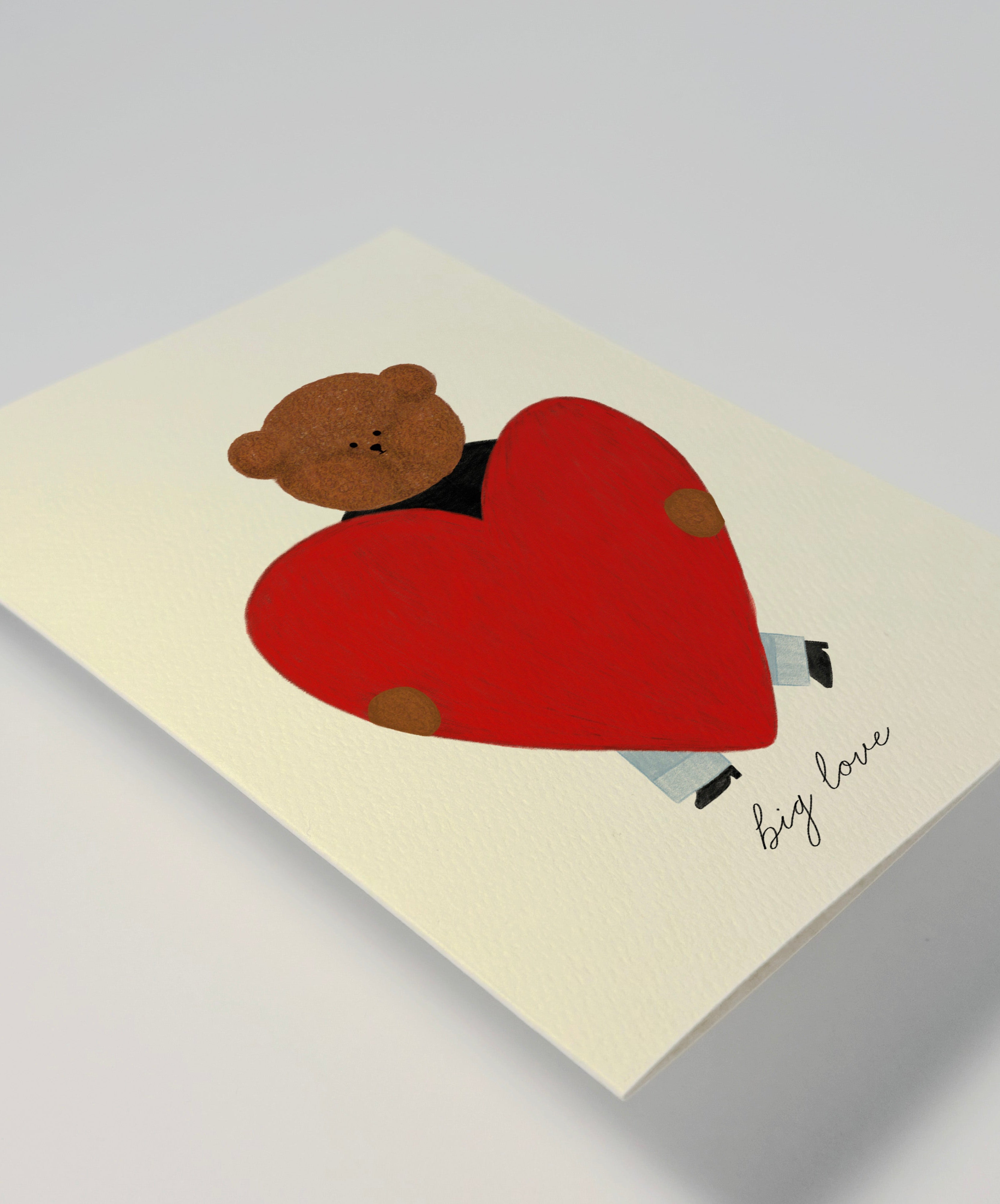 Big Love Bear Greeting Card