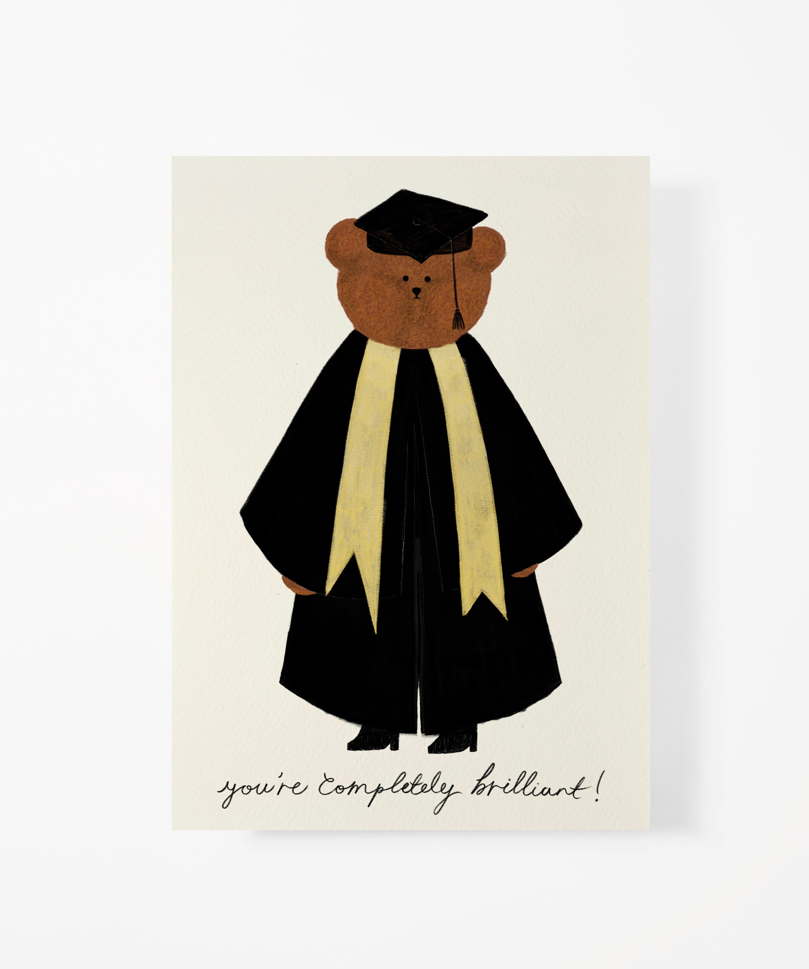 Graduation Bear Greeting Card