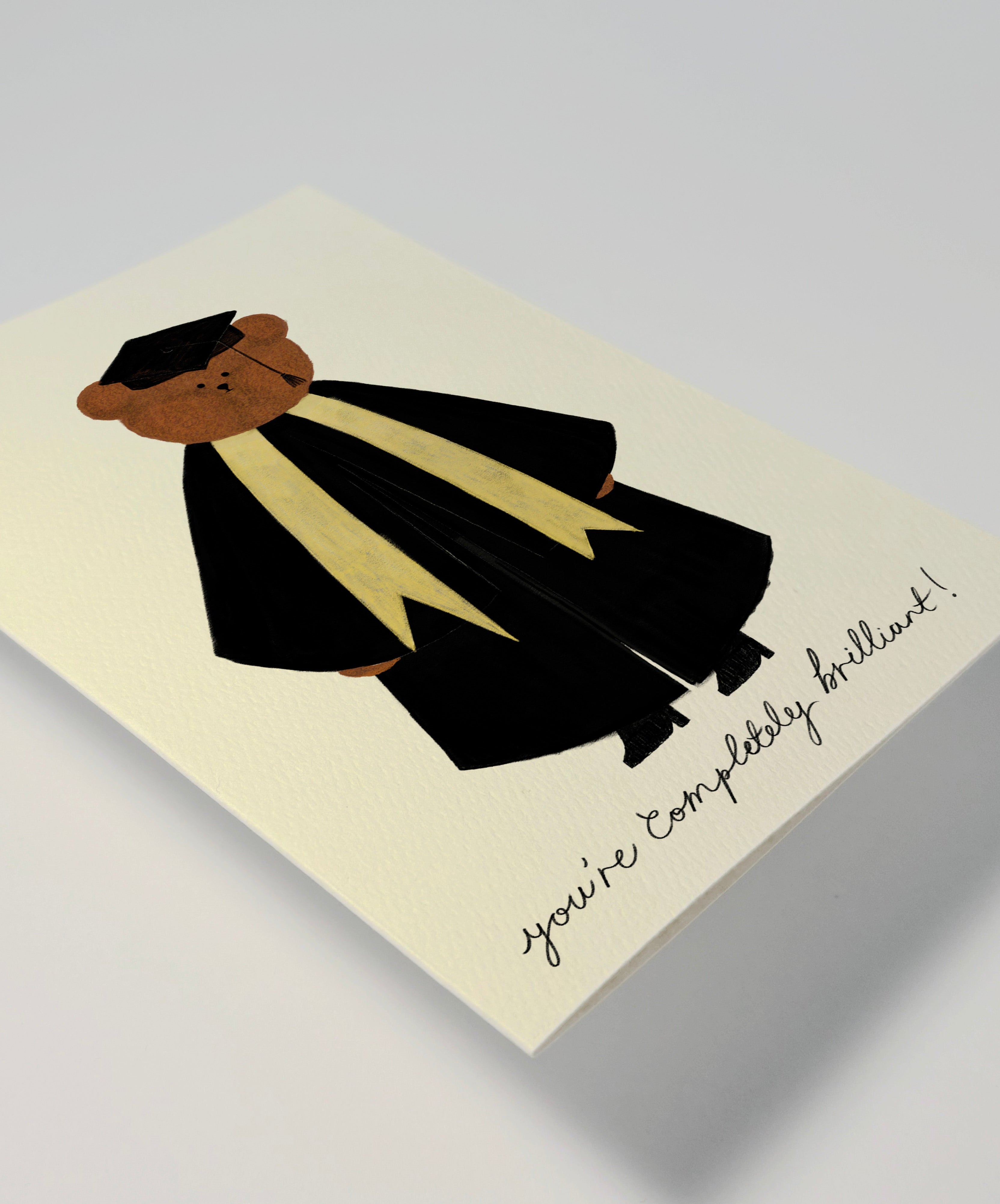 Graduation Bear Greeting Card