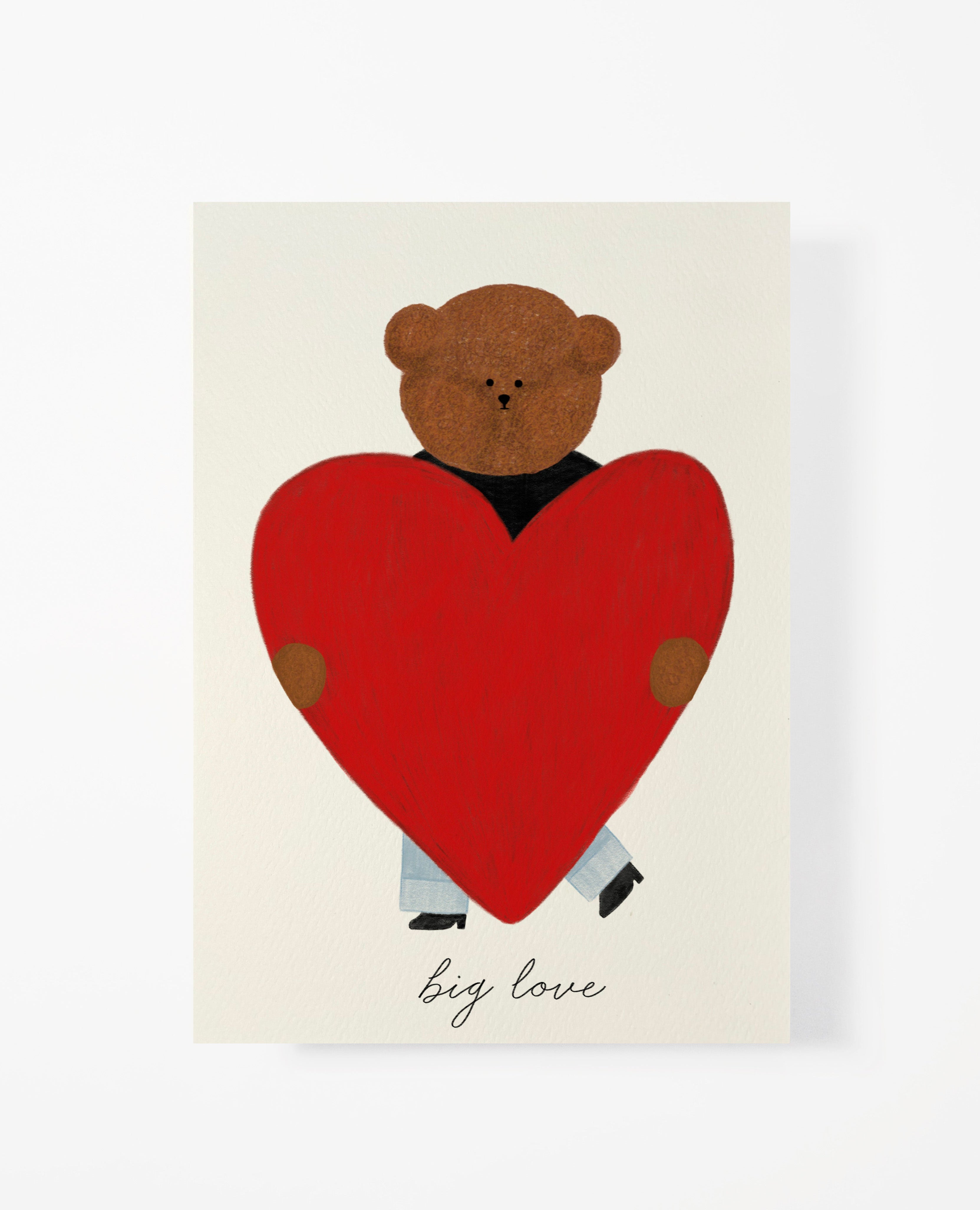 Big Love Bear Greeting Card