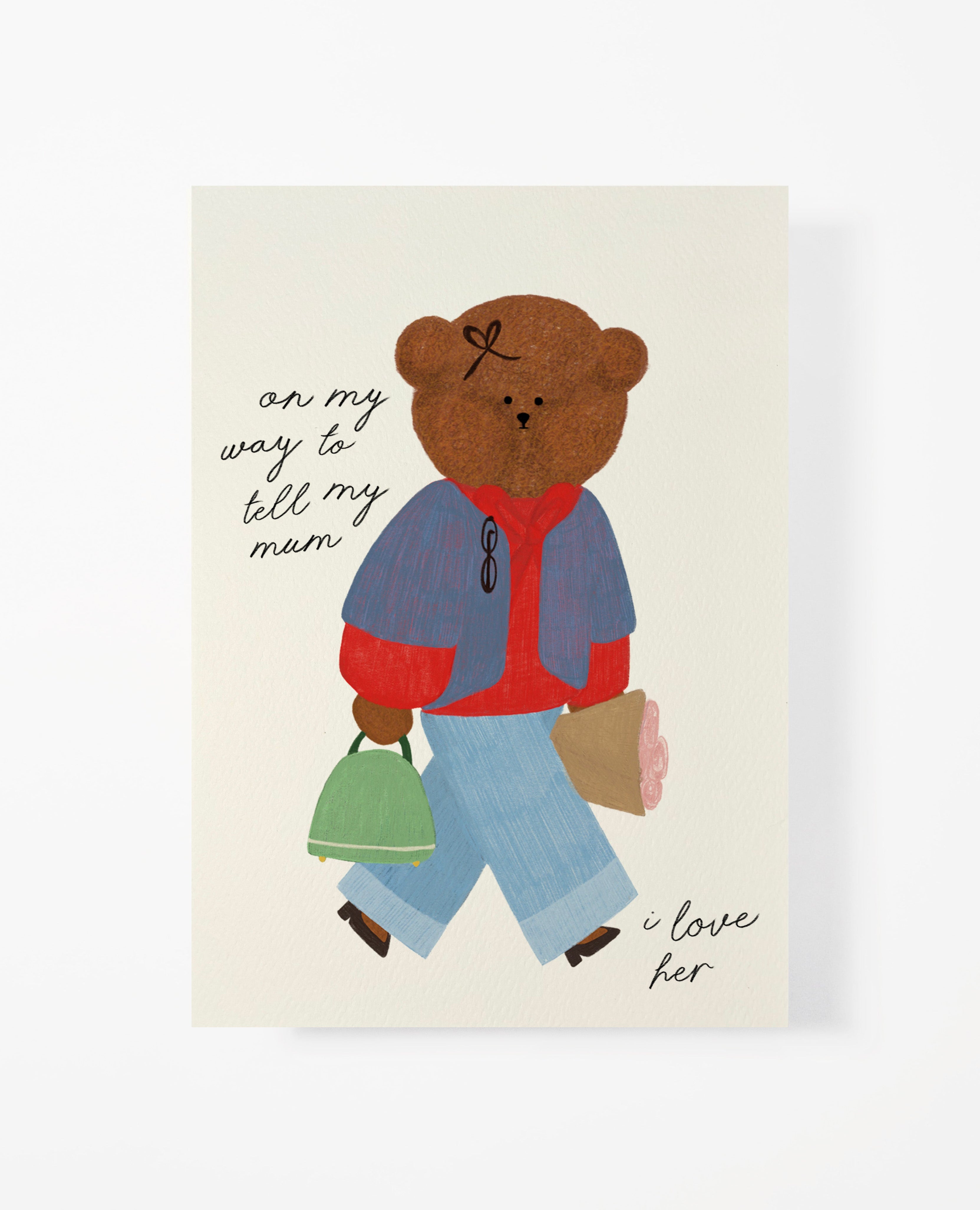 A Special Mum Bear Greeting Card