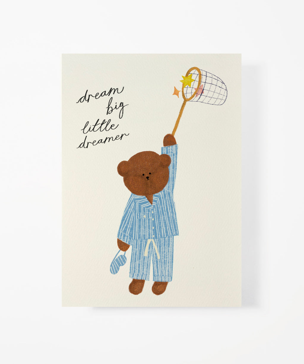 Pyjama Bear Greeting Card