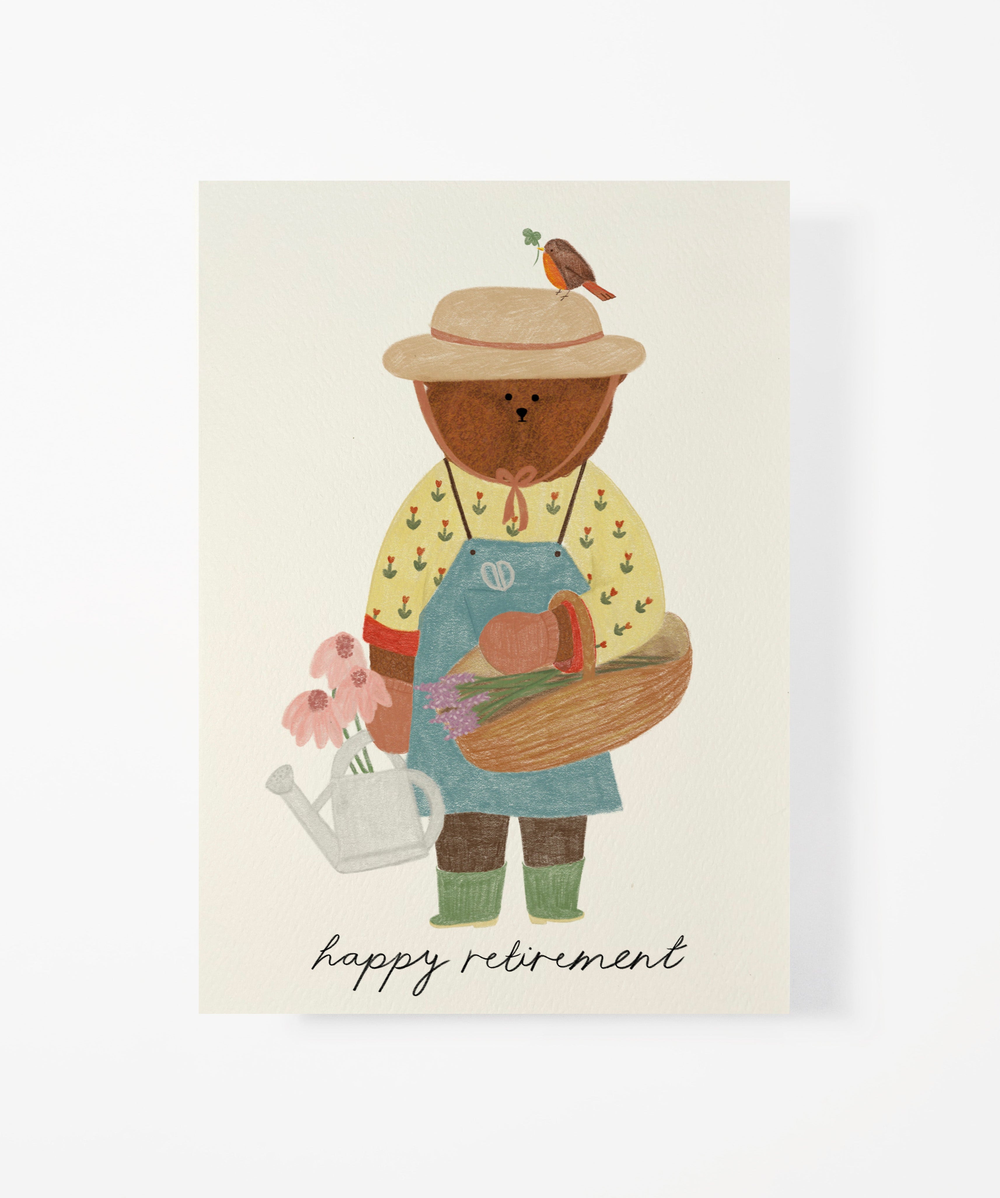 Happy Retirement Bear Greeting Card