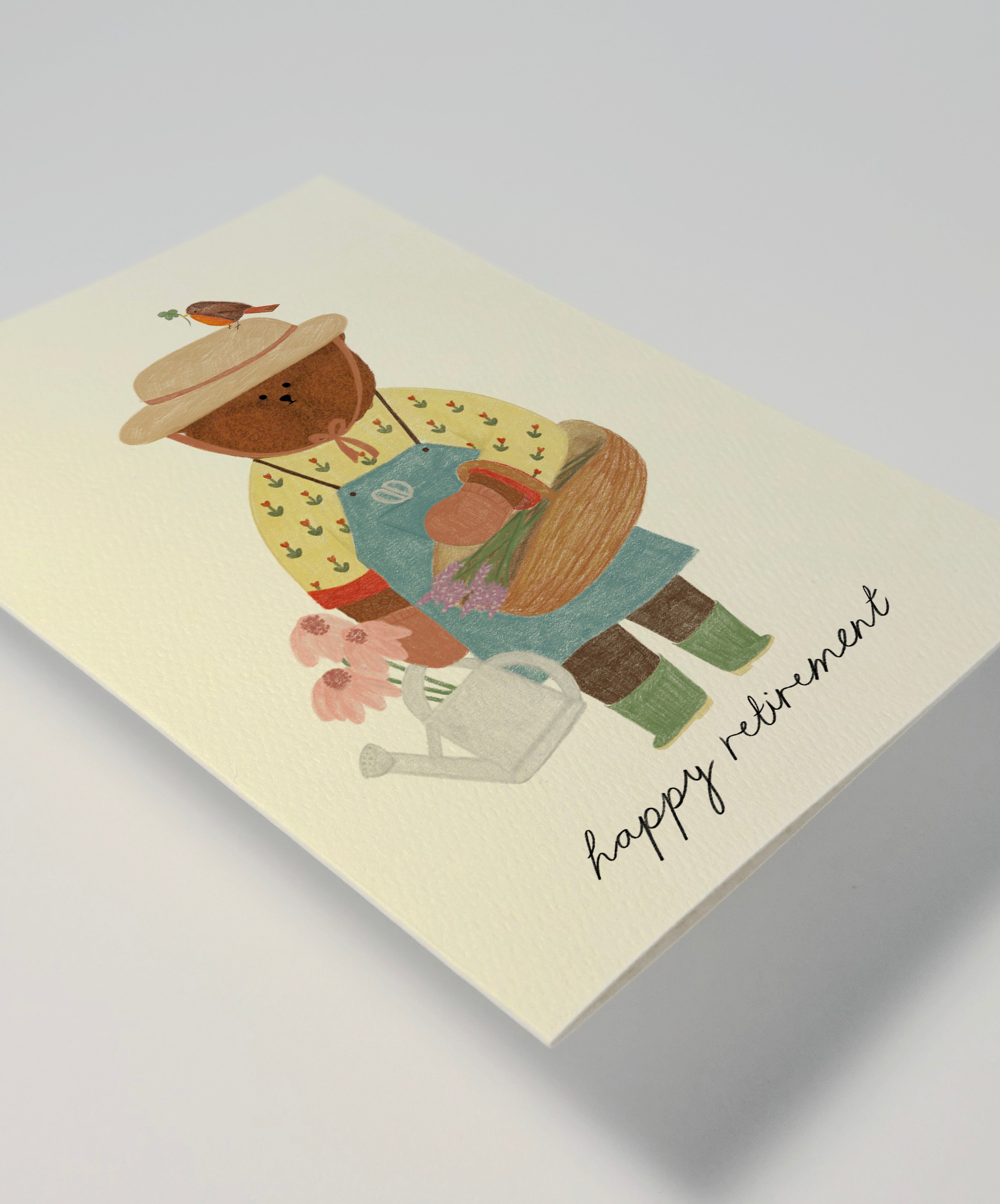 Happy Retirement Bear Greeting Card